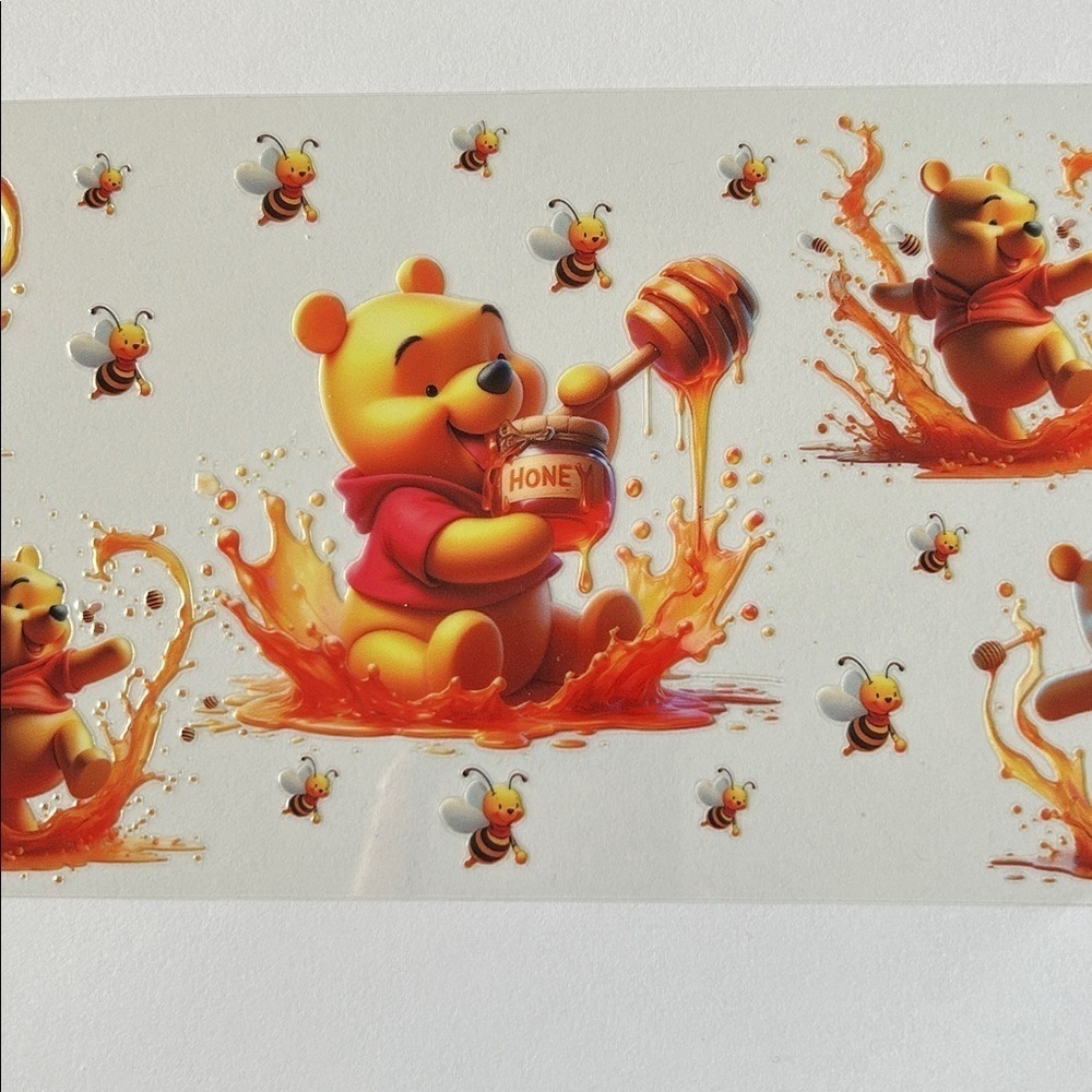 Pooh Honey Bees Cup Decal 159